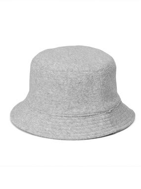 Light gray unisex terrycloth bucket hat NWT